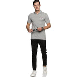 Men's Polo Shirt - Classic Style and Unparalleled Comfort for Mens - Grey U.S. ELK