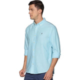 U.S. ELK Men's Button Down Slim Fit, Casual Long Sleeve Shirt - Sea Green U.S. ELK