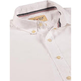 U.S. ELK Men's Button Down Slim Fit, Casual Long Sleeve Shirt - White U.S. ELK