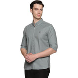 U.S. ELK Men's Button Down Slim Fit, Casual Long Sleeve Shirt - Olive Green U.S. ELK