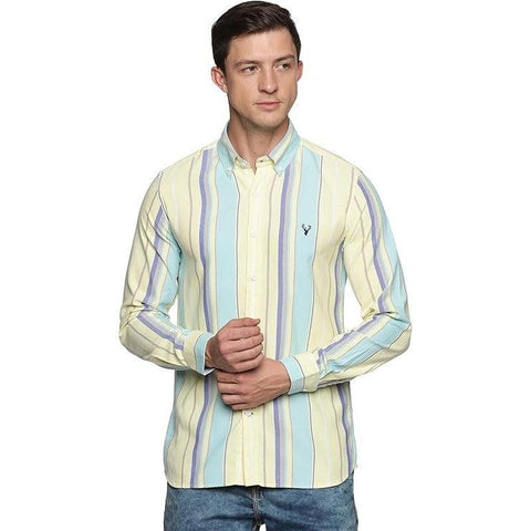 U.S. ELK Men's Button Down Slim Fit, Casual Long Sleeve Shirt - Mix Color1 U.S. ELK