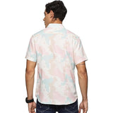 Men's Printed Shirt | Half sleeves Hawaiian Shirts For Men - Pink Cube U.S. ELK