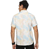 Men's Printed Shirt | Half sleeves Hawaiian Shirts For Men - Blue Cube U.S. ELK