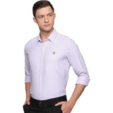 U.S. ELK Men's Button Down Slim Fit, Casual Long Sleeve Shirt - Lavender U.S. ELK