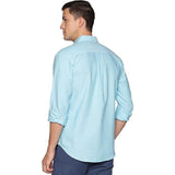 U.S. ELK Men's Button Down Slim Fit, Casual Long Sleeve Shirt - Sea Green U.S. ELK