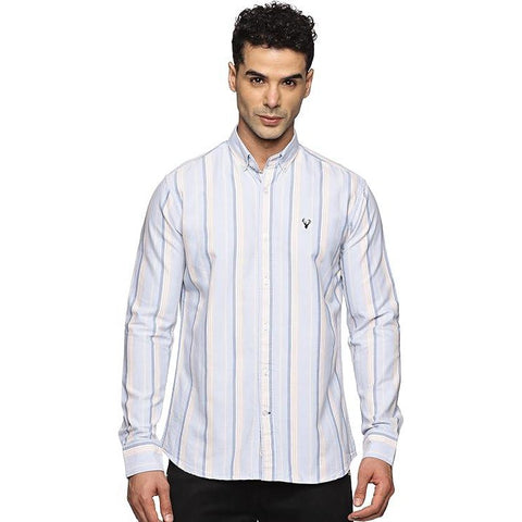 U.S. ELK Men's Button Down Slim Fit, Casual Long Sleeve Shirt - Color 2