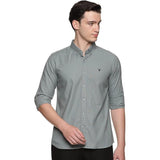 U.S. ELK Men's Button Down Slim Fit, Casual Long Sleeve Shirt - Olive Green U.S. ELK