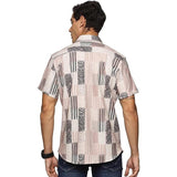 Men's Printed Shirt | Half sleeves Hawaiian Shirts For Men -Dry Pink U.S. ELK